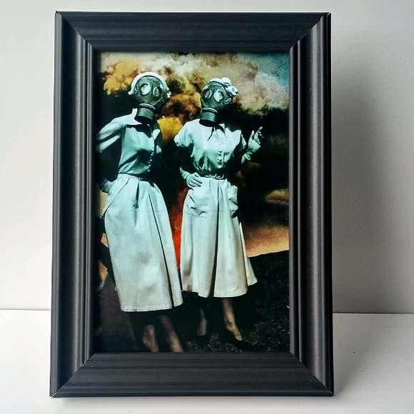 GasMask Nurses Edgy Oddity Gothic Punk Rock Home - Picture 4 of 7